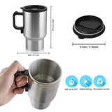 Electric Heated Car Travel Coffee Mug