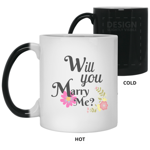 Will You Marry Me 21150 11 oz. Color Changing Mug