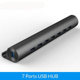 7 Ports USB 3.0 HUB with Phone Stand