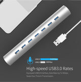 7 Ports USB 3.0 HUB with Phone Stand