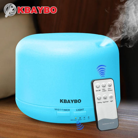 Remote Control 300ML Ultrasonic Air Aroma Humidifier