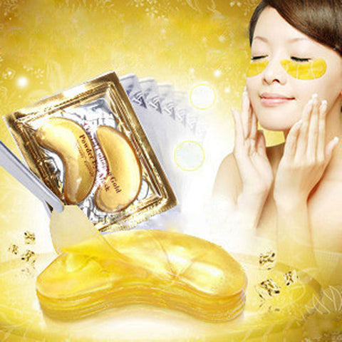 Gold Crystal Collagen Eye Mask Patches for Brighter, Younger-Looking Eyes