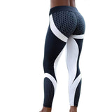 Mesh Pattern Fitness Leggings for Women