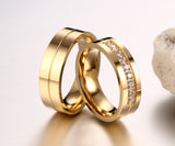 1 Pair of Gold Colour Fashion Rings for Men/Women