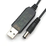 USB Power Adapter Cable with 5.5mm Plug